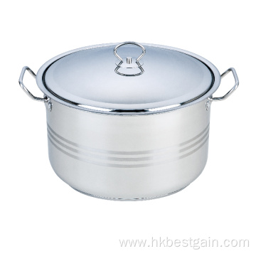 Kitchen Cookware Stainless Steel Stock Pot